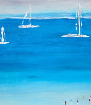 Bridg', Ocean, 21st Century, Oil Painting-QNR-1355066