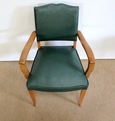 Bridge Armchairs in Natural Beech, 1950s, Set of 2-RVK-978439