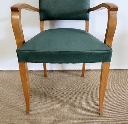 Bridge Armchairs in Natural Beech, 1950s, Set of 2-RVK-978439