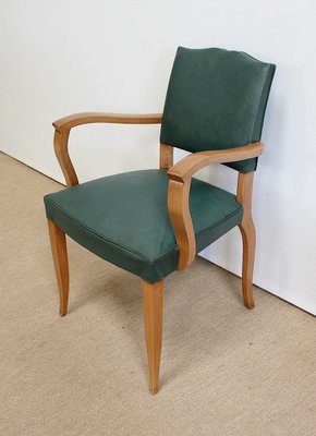 Bridge Armchairs in Natural Beech, 1950s, Set of 2-RVK-978439