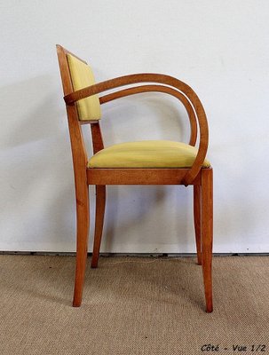 Bridge Armchairs in Solid Beech, 1950s or 1960s, Set of 2-RVK-985016