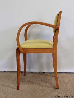 Bridge Armchairs in Solid Beech, 1950s or 1960s, Set of 2-RVK-985016