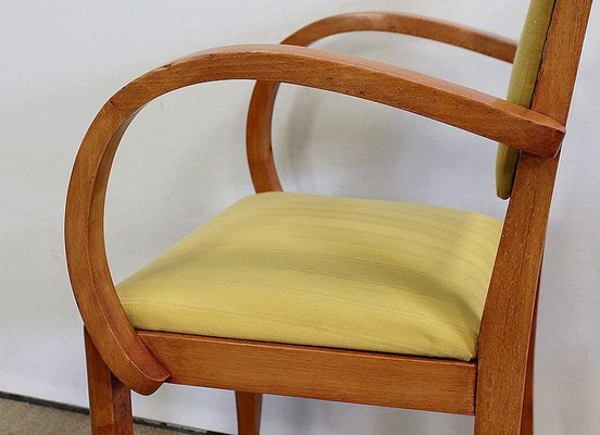 Bridge Armchairs in Solid Beech, 1950s or 1960s, Set of 2-RVK-985016