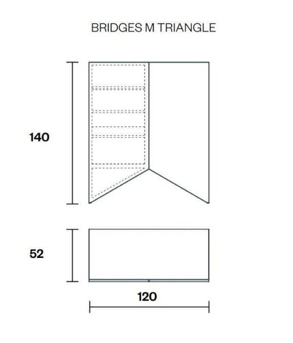 Bridges Cabinet in Green by Muller Van Severen