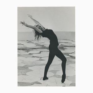 Brigitte Bardot Dancing, Black and White Photograph, 1960s-DYV-1722772