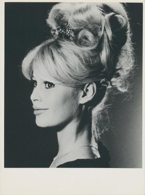 Brigitte Bardot Profile, Black and White Photograph, 1960s-DYV-1724441