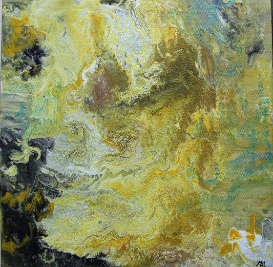 Brigitte Mathé, Abstract 4, 2021, Acrylic on Canvas