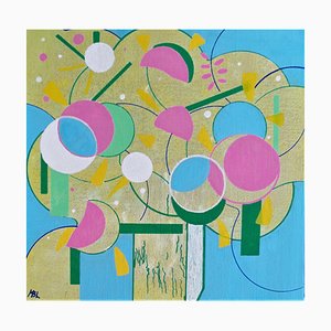 Brigitte Mathé, Bouquet Spring 1, 2021, Acrylic on Canvas-CHG-1326830