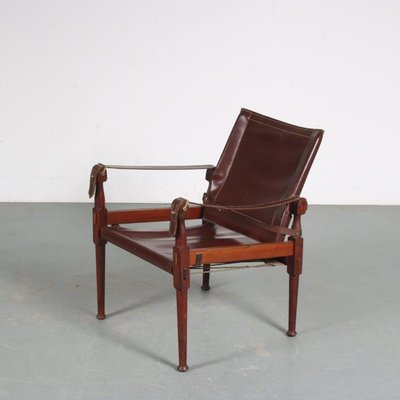 British Safari Chair from Hayat Brothers, 1960s-DV-1331016