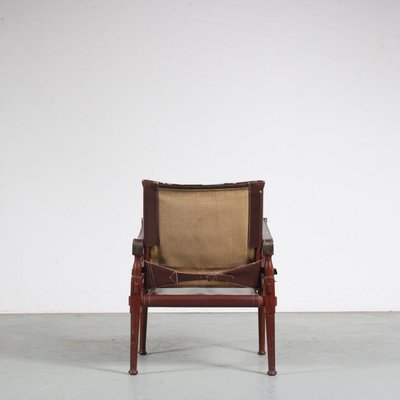 British Safari Chair from Hayat Brothers, 1960s-DV-1331016