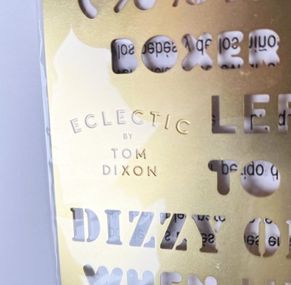 British The Eclectic Copycat Brass Stencil Typeface Tool A from Tom Dixon-UAH-2036203