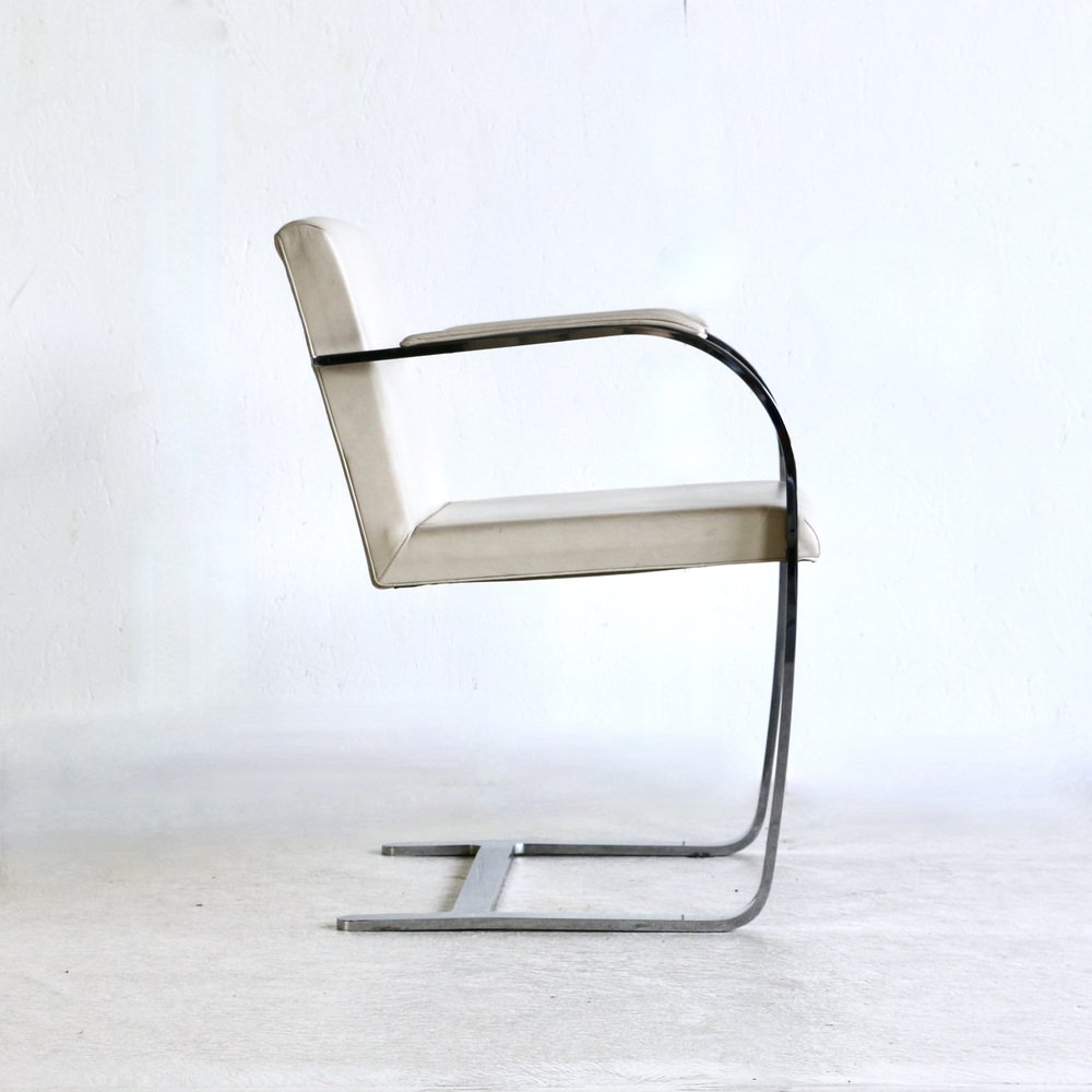 Brno Armchairs attributed to Mies van der Rohe for Knoll, USA, 1980s, Set of 8