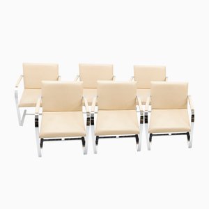 Brno Chairs by Ludwig Mies Van Der Rohe for Knoll, 1990s, Set of 6-TJQ-1794723