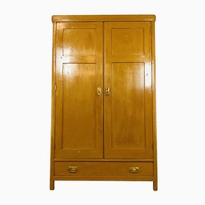 Brocante Painted Ocher Cupboard-LCQ-1075125