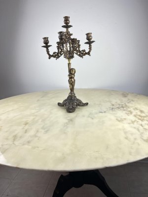 Bronze 5-Flame Candleholder, Italy, 1950s-YST-1755821