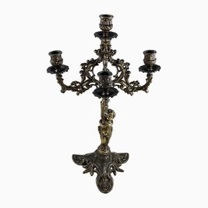 Bronze 5-Flame Candleholder, Italy, 1950s-YST-1755821