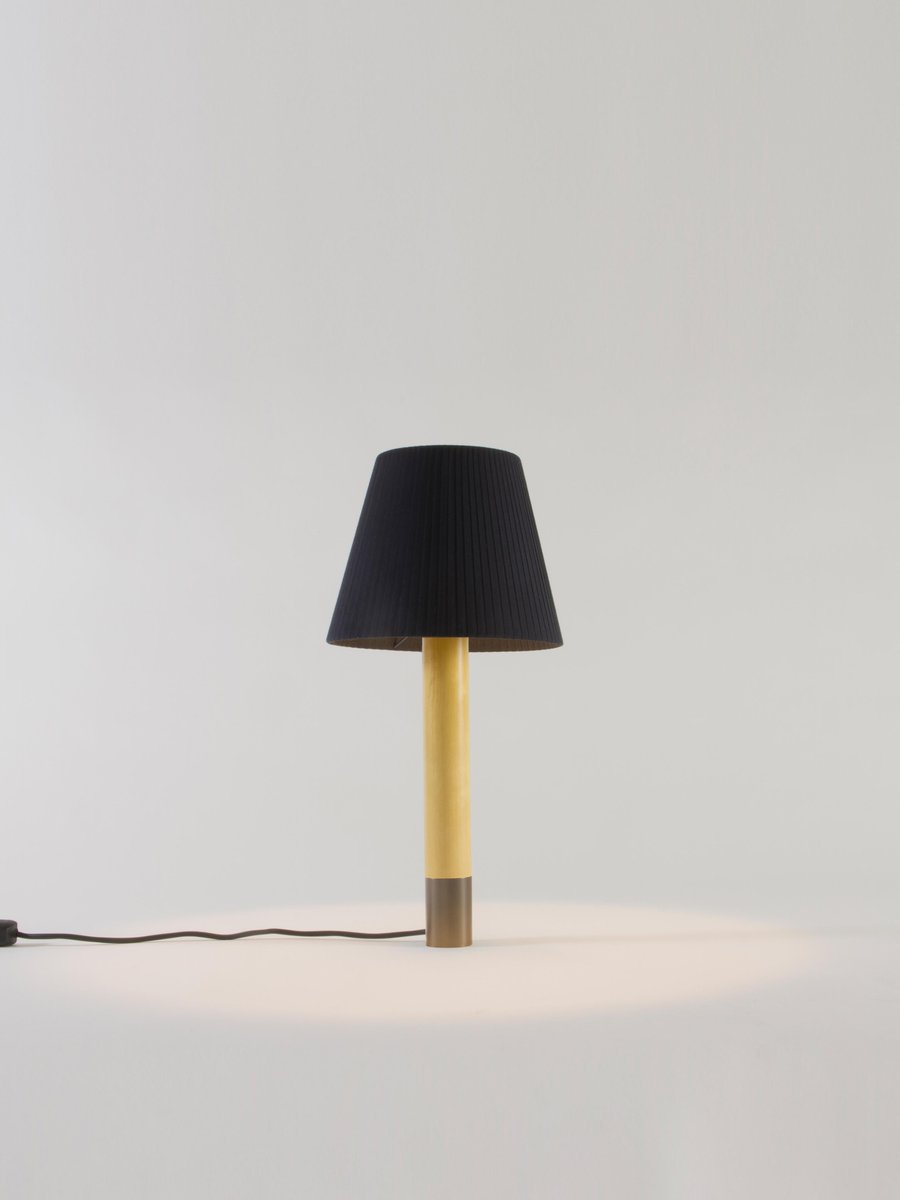 Bronze and Black Básica M1 Table Lamp by Santiago Roqueta for Santa & Cole