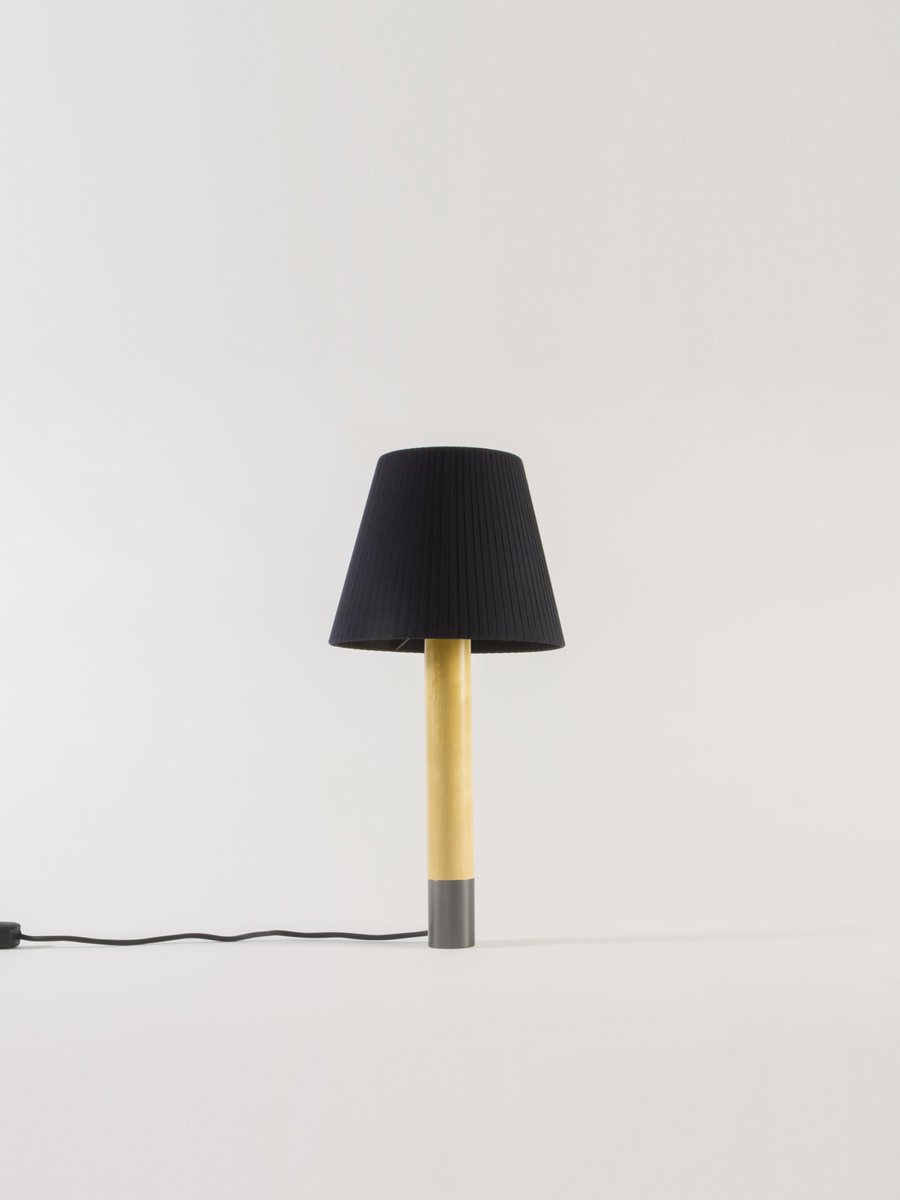 Bronze and Black Básica M1 Table Lamp by Santiago Roqueta for Santa & Cole