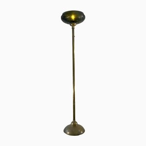 Bronze and Bohemian Glass Lamp from Pallme & Koenig, 1900s-NLF-1311939