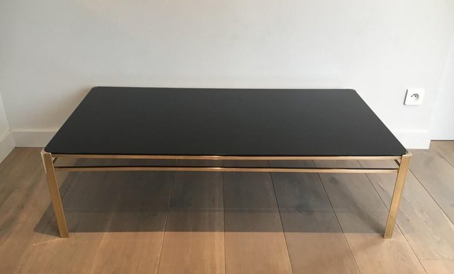 Bronze and Brass Coffee Table, France, 1970s-BA-900710