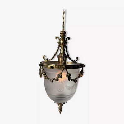 Bronze and Crystal Ceiling Light-BFK-1806909