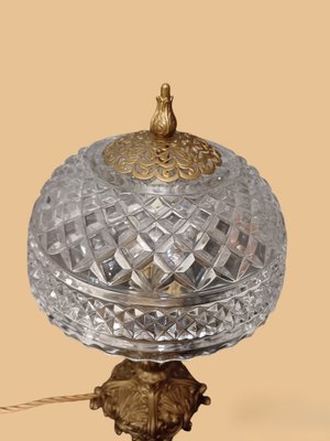 Bronze and Crystal Glass Table Lamp by Ignoto, 1959-SCD-2021847