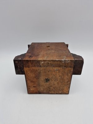 Bronze and Mahogany Bookend, 19th Century-RKF-1804039