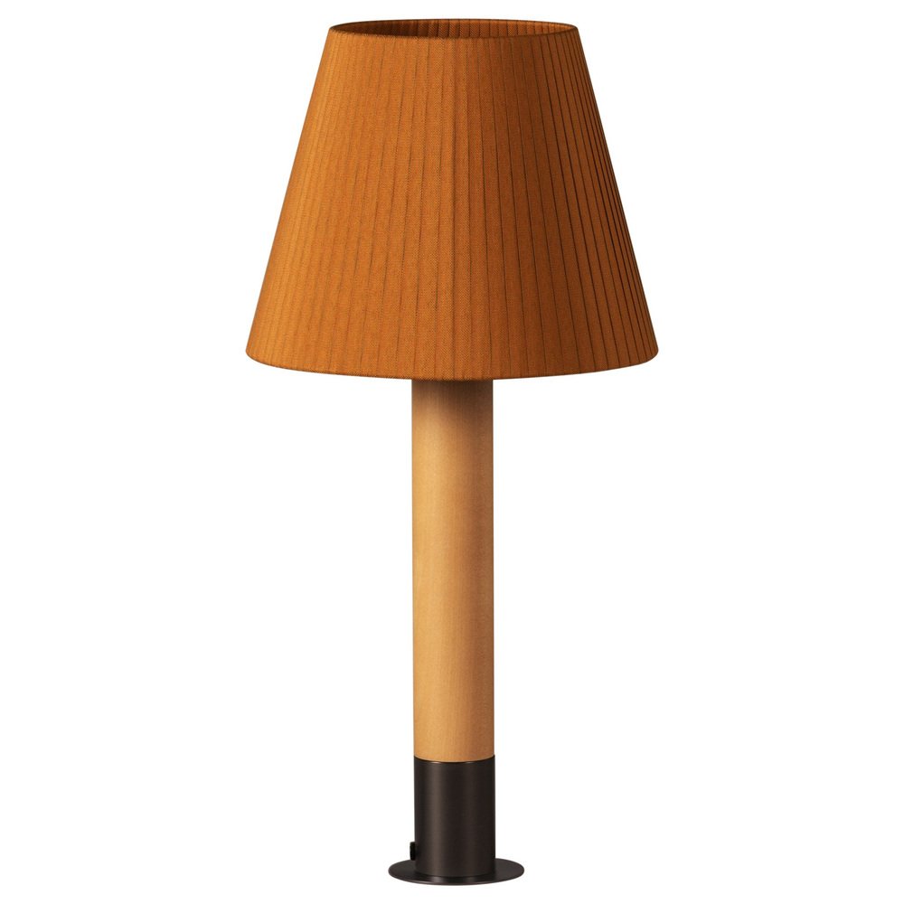 Bronze and Mustard Basic M1 Table Lamp by Santiago Roqueta, Santa & Cole