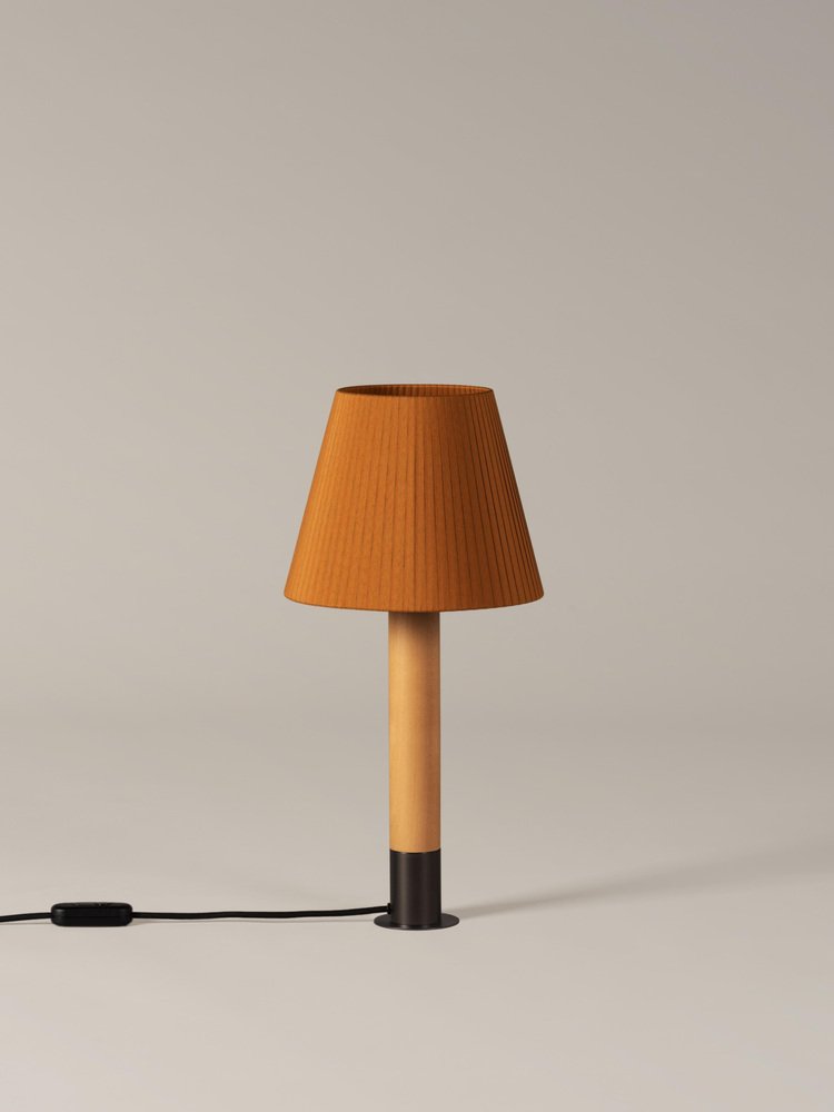 Bronze and Mustard Basic M1 Table Lamp by Santiago Roqueta, Santa & Cole