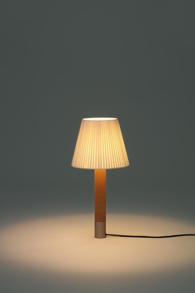 Bronze and Mustard Basic M1 Table Lamp by Santiago Roqueta, Santa & Cole