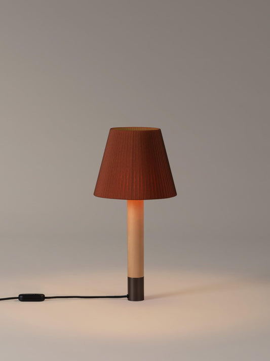 Bronze and Terracotta Básica M1 Table Lamp by Santiago Roqueta for Santa & Cole