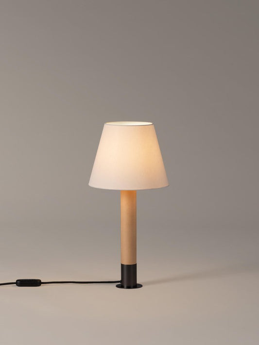 Bronze and White Básica M1 Table Lamp by Santiago Roqueta for Santa & Cole