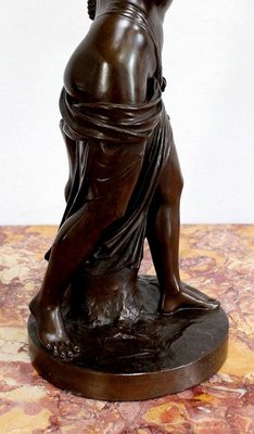 Bronze Bacchante and Small Fauns in the Style of J.J. Foucou, 19th-Century-RVK-1004458