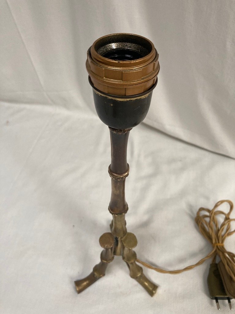 Bronze Bamboo Lamp by Baguès for Maison Baguès, 1950