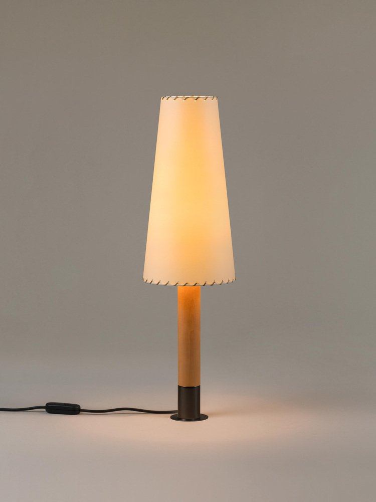 Bronze Basic M2 Table Lamp by Santiago Roeta, Santa & Cole