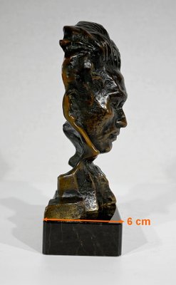 Bronze Beethoven Sculpture by P. Le Faguays, 1930s-RVK-1338946