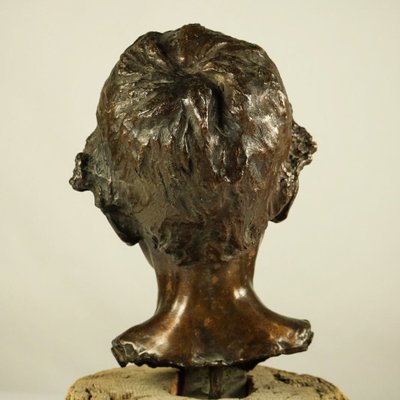 Bronze Boy Bust from Fonderia Artistica Walter Bagnoli Napoli