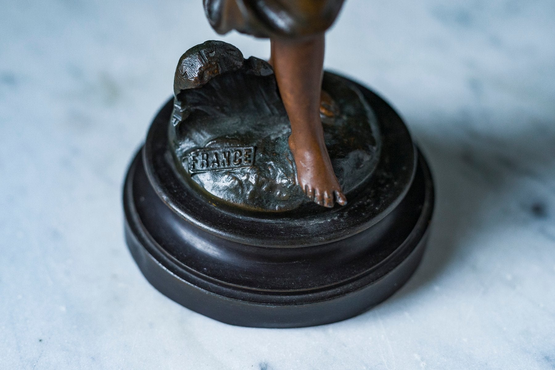 Bronze Boy with Butterfly by Auguste Moreau, France, 1890s-NYF-2019185