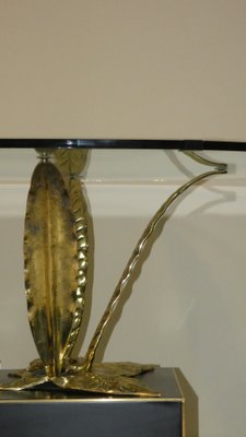 Bronze, Brass and Crystal Table by Gianni Versace for Versace Home, Italy, 1980s-ERB-2020083