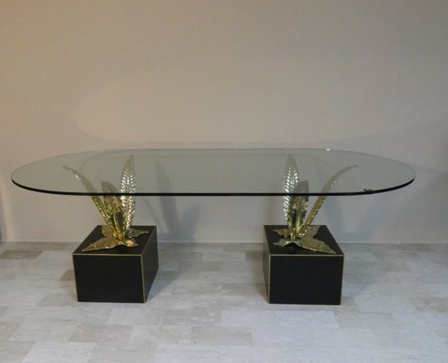 Bronze, Brass and Crystal Table by Gianni Versace for Versace Home, Italy, 1980s-ERB-2020083