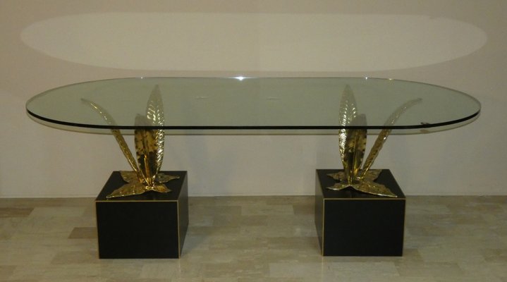 Bronze, Brass and Crystal Table by Gianni Versace for Versace Home, Italy, 1980s-ERB-2020083