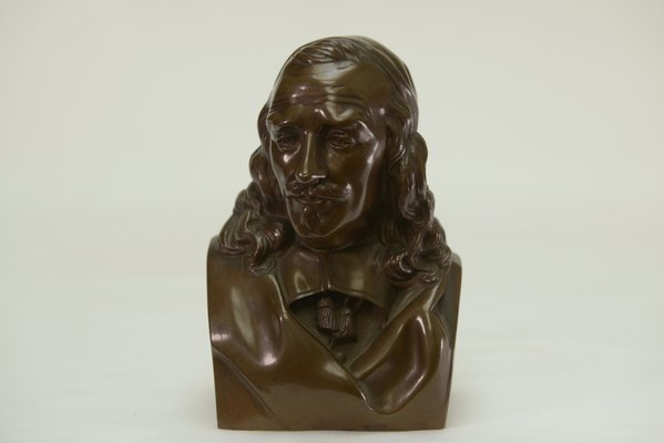 Bronze Bust of Cardinal de Richelieu from F. Barbedienne, Early 20th Century-NEN-2022921