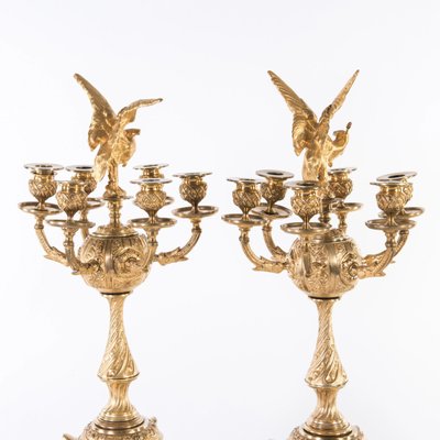 Bronze Candelabra. Russia, Set of 2-WMV-1127904