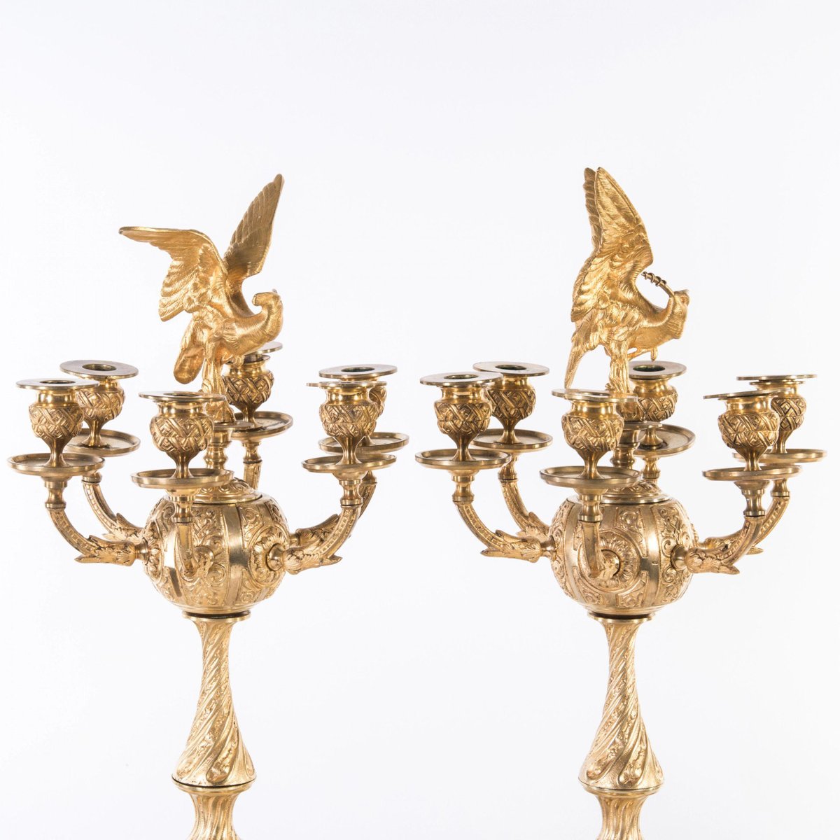 Bronze Candelabra. Russia, Set of 2