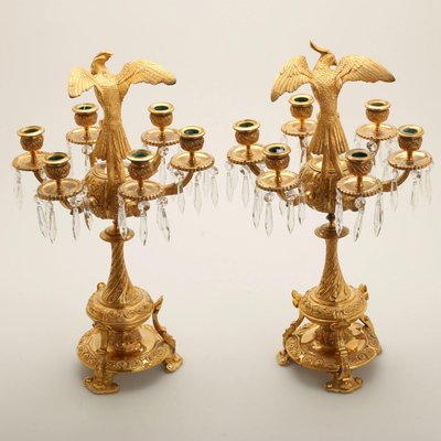 Bronze Candelabra, Set of 2-WMV-1127199