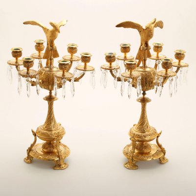 Bronze Candelabra, Set of 2-WMV-1127199