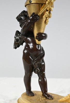 Bronze Candle Love with Blindfolded Eyes, 1890s-RVK-1793535