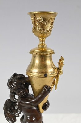 Bronze Candle Love with Blindfolded Eyes, 1890s-RVK-1793535