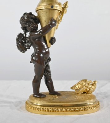 Bronze Candle Love with Blindfolded Eyes, 1890s-RVK-1793535