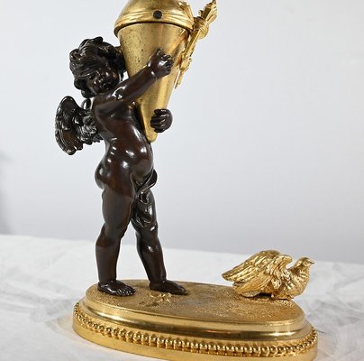 Bronze Candle Love with Blindfolded Eyes, 1890s-RVK-1793535